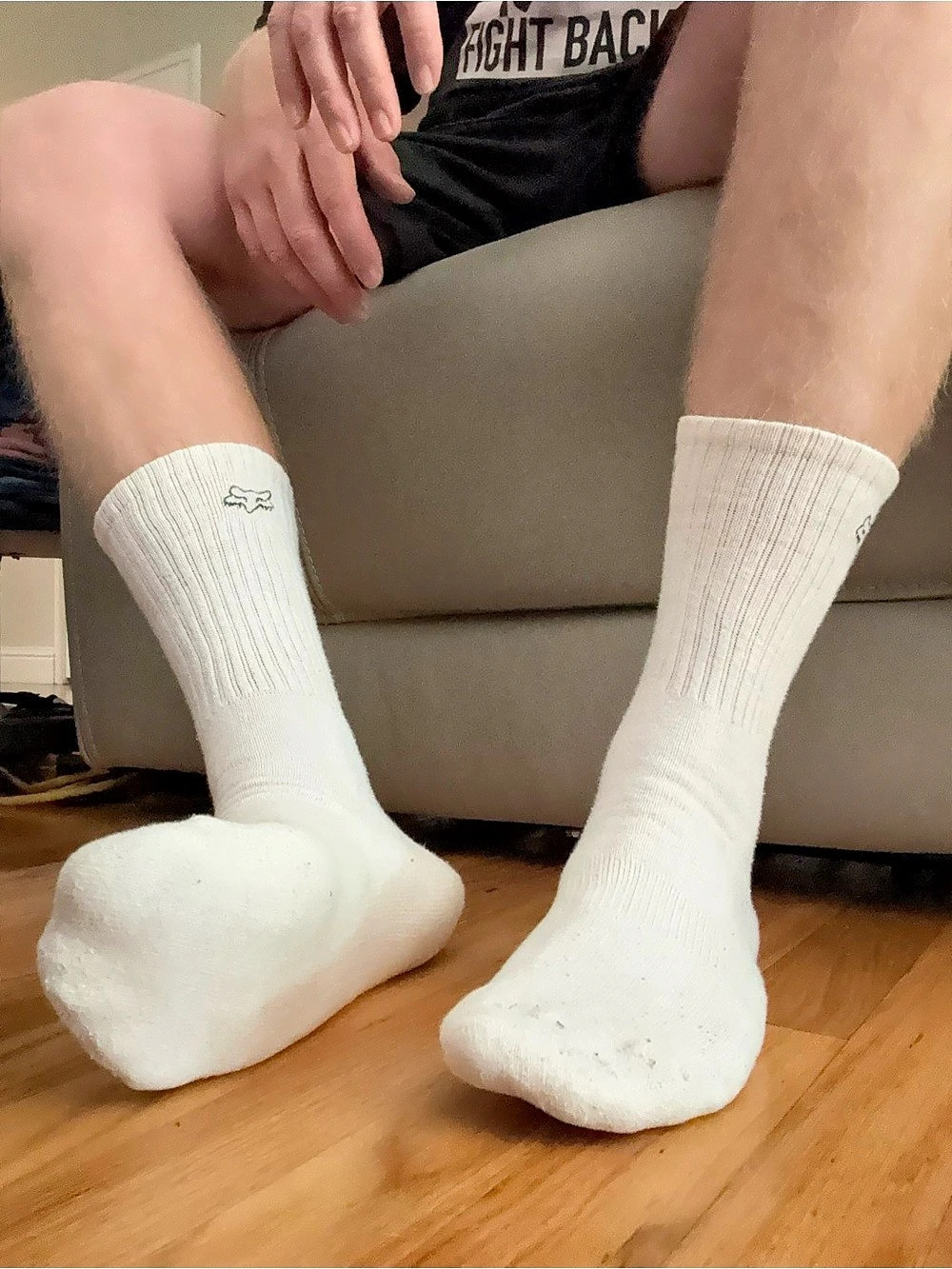 Fox Men's White Casual Socks